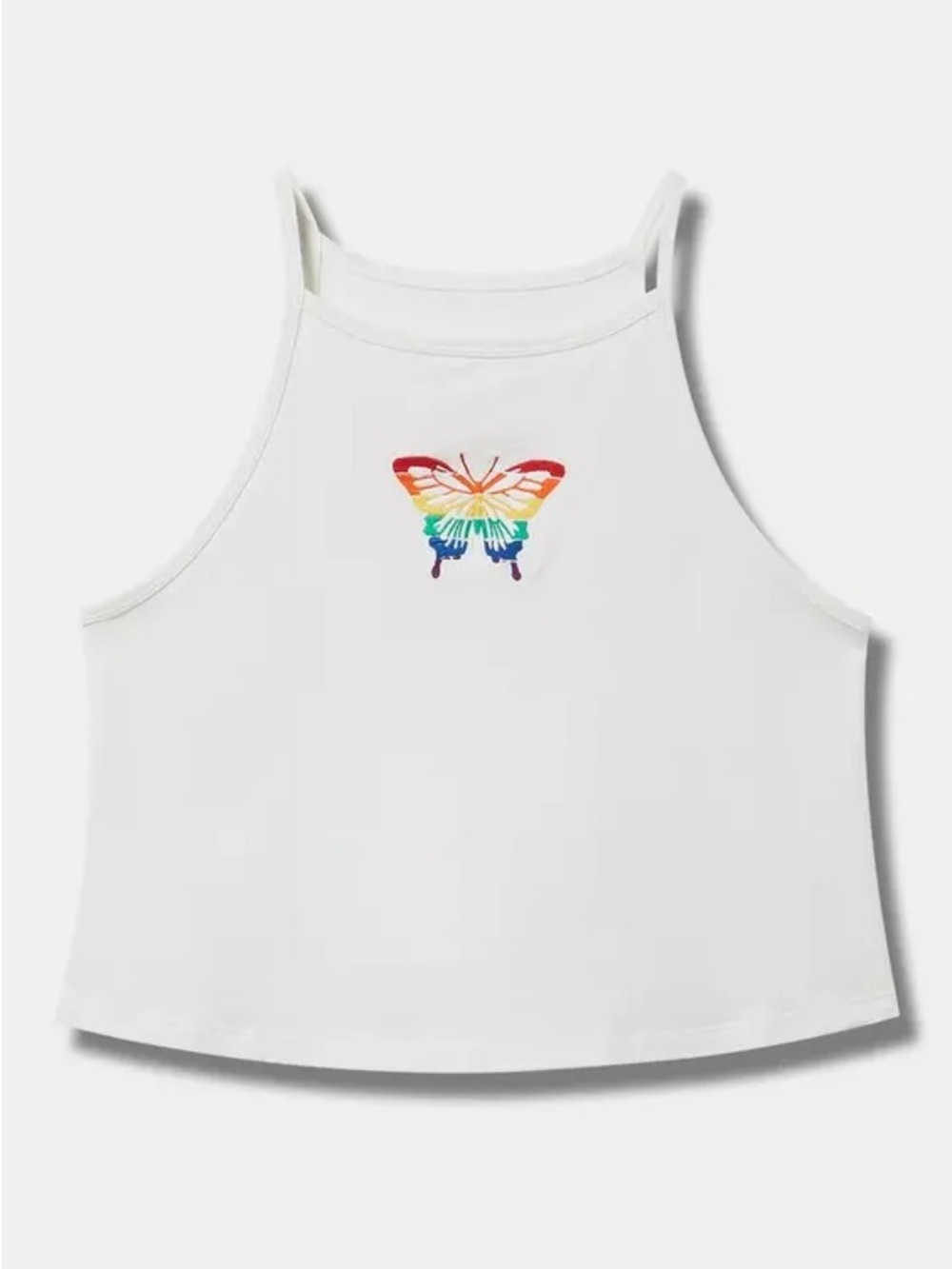 Torrid Butterfly High-Neck Embroidered Foxy Cami